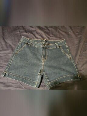 d. jeans Dark Indigo Denim Jean Shorts Size 10